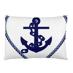 Anchor Chain Nautical Ocean Sea Pillow Case by Sapixe