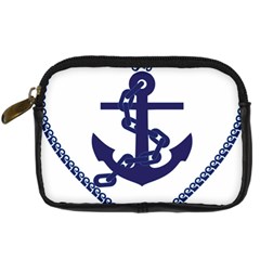 Anchor Chain Nautical Ocean Sea Digital Camera Leather Case by Sapixe