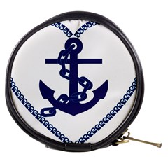 Anchor Chain Nautical Ocean Sea Mini Makeup Bag by Sapixe