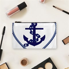 Anchor Chain Nautical Ocean Sea Cosmetic Bag (small) by Sapixe