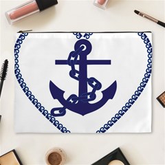 Anchor Chain Nautical Ocean Sea Cosmetic Bag (xl) by Sapixe