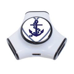 Anchor Chain Nautical Ocean Sea 3-port Usb Hub by Sapixe