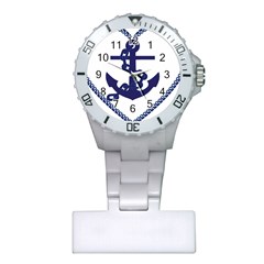 Anchor Chain Nautical Ocean Sea Plastic Nurses Watch by Sapixe