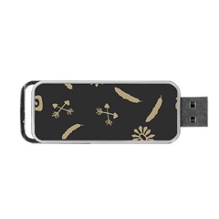 Pattern Seamless American Culture Portable Usb Flash (one Side) by Sapixe