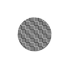 Basket Black Lines Stripes White Golf Ball Marker (4 Pack) by Sapixe