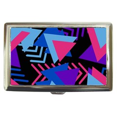 Memphis Pattern Geometric Abstract Cigarette Money Case by Sapixe