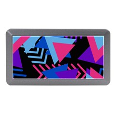 Memphis Pattern Geometric Abstract Memory Card Reader (mini) by Sapixe