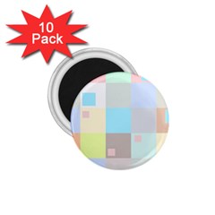 Pastel Diamonds Background 1 75  Magnets (10 Pack)  by Sapixe