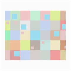 Pastel Diamonds Background Small Glasses Cloth (2-side) by Sapixe