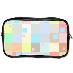 Pastel Diamonds Background Toiletries Bag (one Side) by Sapixe