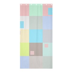 Pastel Diamonds Background Shower Curtain 36  X 72  (stall)  by Sapixe