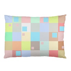 Pastel Diamonds Background Pillow Case (two Sides) by Sapixe