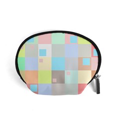 Pastel Diamonds Background Accessory Pouch (small) by Sapixe