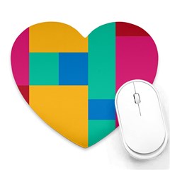 Background Abstract Heart Mousepads by Sapixe