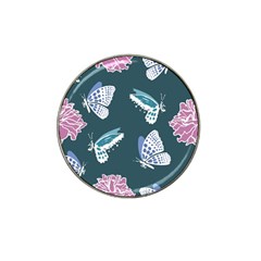 Butterfly Pattern Dead Death Rose Hat Clip Ball Marker (4 Pack) by Sapixe