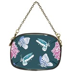 Butterfly Pattern Dead Death Rose Chain Purse (One Side) Front