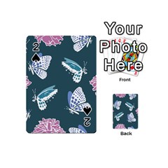 Butterfly Pattern Dead Death Rose Playing Cards 54 (mini) by Sapixe