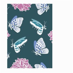 Butterfly Pattern Dead Death Rose Large Garden Flag (two Sides) by Sapixe