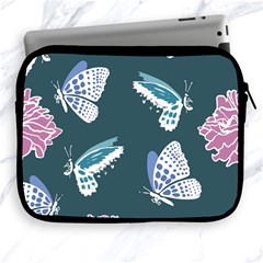 Butterfly Pattern Dead Death Rose Apple Ipad 2/3/4 Zipper Cases by Sapixe