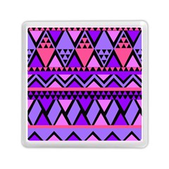 Seamless Purple Pink Pattern Memory Card Reader (square) by Sapixe