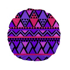 Seamless Purple Pink Pattern Standard 15  Premium Flano Round Cushions by Sapixe