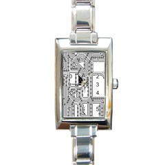 Seamless Pattern Texture Background Rectangle Italian Charm Watch by Sapixe