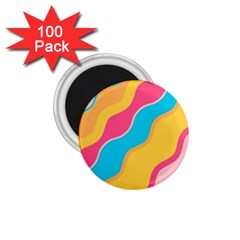 Cake Color Palette Painting 1 75  Magnets (100 Pack)  by Sapixe