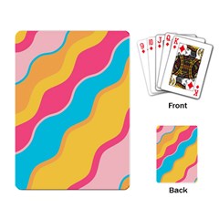 Cake Color Palette Painting Playing Cards Single Design by Sapixe