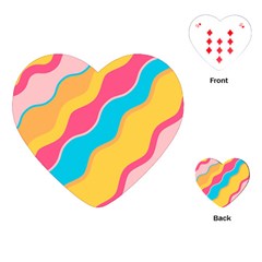 Cake Color Palette Painting Playing Cards (heart) by Sapixe