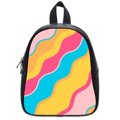 Cake Color Palette Painting School Bag (small) by Sapixe