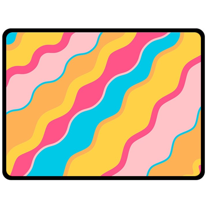 Cake Color Palette Painting Fleece Blanket (Large) 