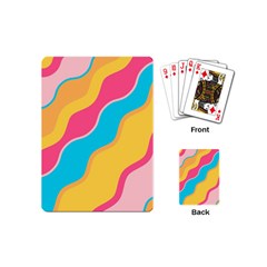 Cake Color Palette Painting Playing Cards (mini) by Sapixe