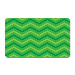 Green Background Abstract Magnet (rectangular) by Sapixe