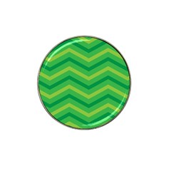 Green Background Abstract Hat Clip Ball Marker (10 Pack) by Sapixe