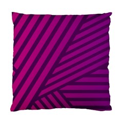 Pattern Lines Stripes Texture Standard Cushion Case (one Side) by Sapixe