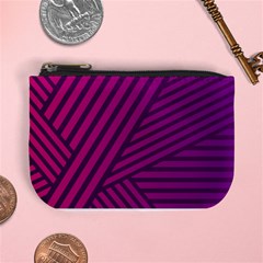 Pattern Lines Stripes Texture Mini Coin Purse by Sapixe