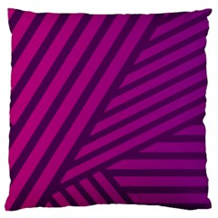 Pattern Lines Stripes Texture Large Cushion Case (two Sides) by Sapixe