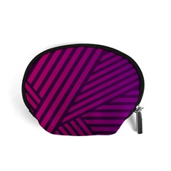 Pattern Lines Stripes Texture Accessory Pouch (small) by Sapixe