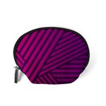 Pattern Lines Stripes Texture Accessory Pouch (Small) Back