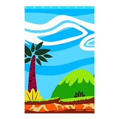 Landscape Background Nature Sky Shower Curtain 48  X 72  (small)  by Sapixe