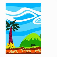 Landscape Background Nature Sky Small Garden Flag (two Sides) by Sapixe