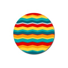 Retro Colors 60 Background Magnet 3  (round) by Sapixe