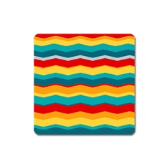 Retro Colors 60 Background Square Magnet by Sapixe