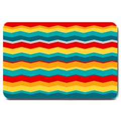 Retro Colors 60 Background Large Doormat  by Sapixe