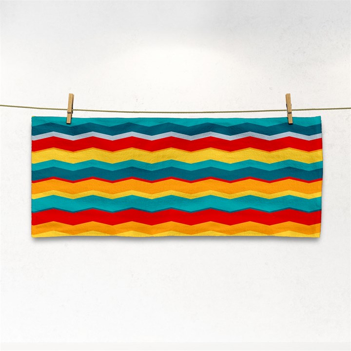 Retro Colors 60 Background Hand Towel