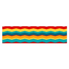 Retro Colors 60 Background Satin Scarf (oblong) by Sapixe