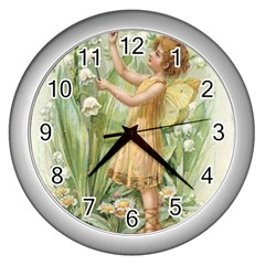 Fairy 1225819 1280 Wall Clock (silver) by vintage2030