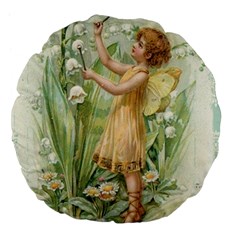 Fairy 1225819 1280 Large 18  Premium Flano Round Cushions by vintage2030