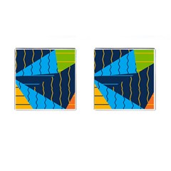 Background Wallpaper Colors Color Cufflinks (square) by Sapixe