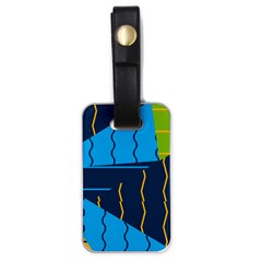 Background Wallpaper Colors Color Luggage Tags (one Side)  by Sapixe